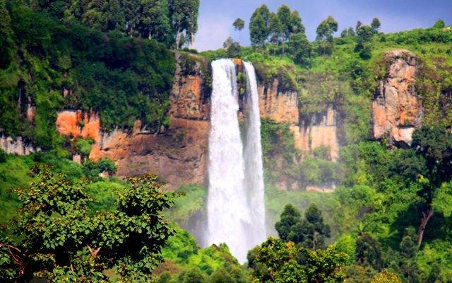 Sipi Falls on the northern slopes of Mount Elgon